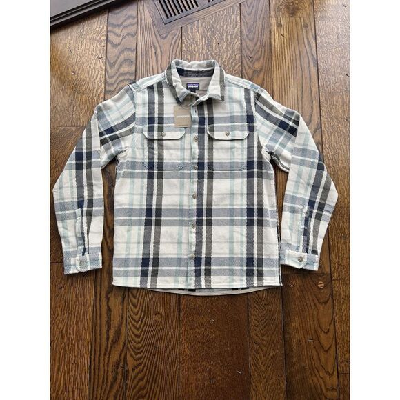 Patagonia Other - Patagonia Men's Fjord Loft Shirt Mist Natural Organic Cotton NWT Large